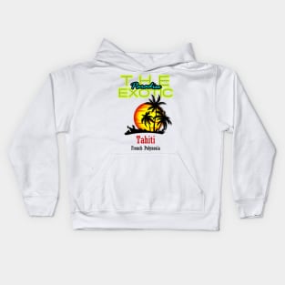 The Exotic Paradise, Tahiti Kids Hoodie